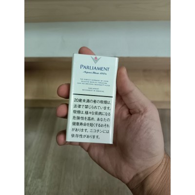 Parliament Aqua Blue 100S Япония (1 пачка) Parliament Aqua Blue 100S Япония (1 пачка)